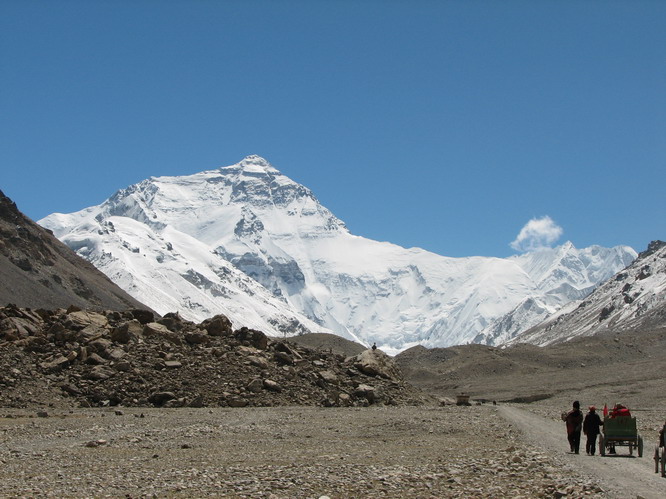 The road to Mt. Everest Base Camp.